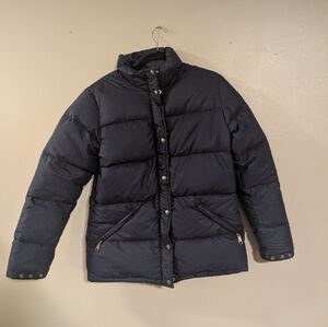 Vintage 70s The North Face Navy Puffer Size M